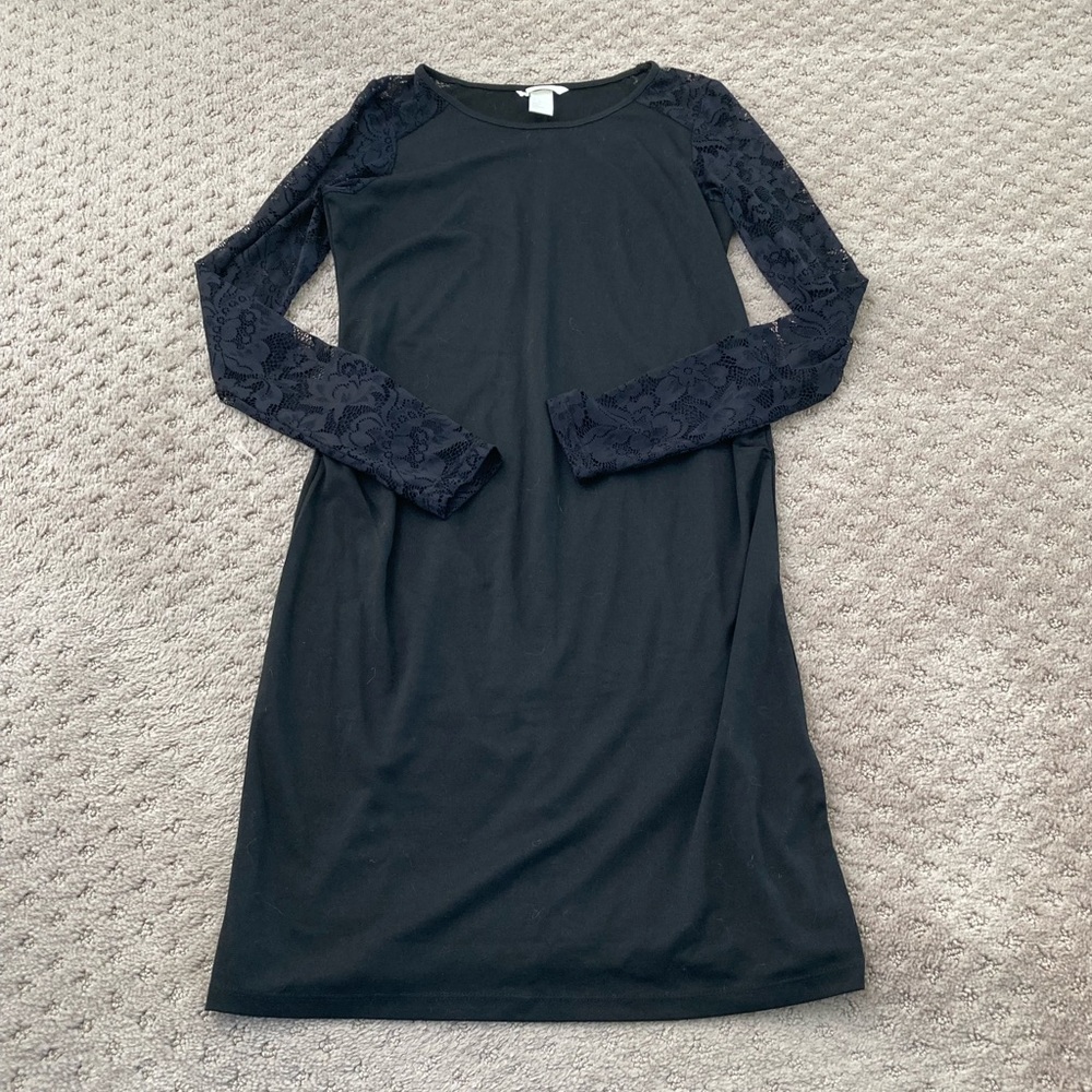 H&M maternity dress black